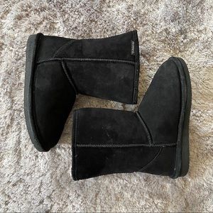 bearpaw black winter snow boots